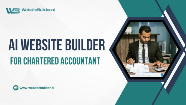 ai website builder for chartered accountant agency