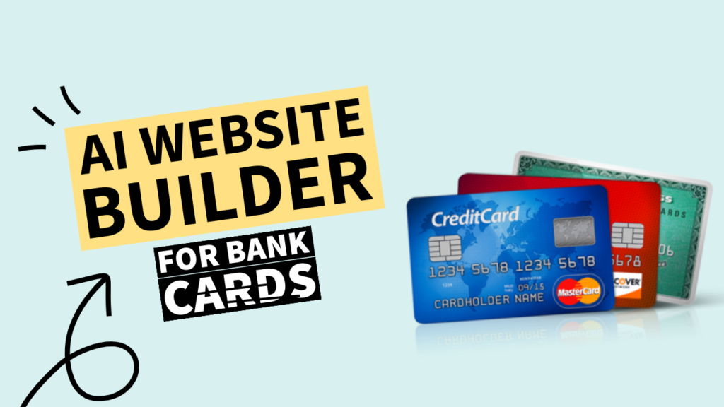 ai website builder for bank cards