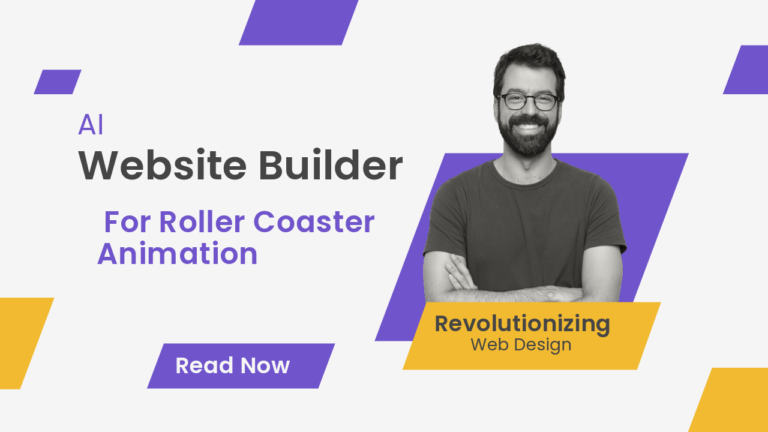 ai website builder for roller coaster animation